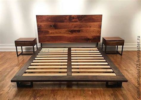 Handmade Pine Bed with Natural Oil Finish