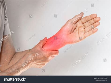 Wrist Joint Inflammation Asian Old Woman Stock Photo 2247732569 ...