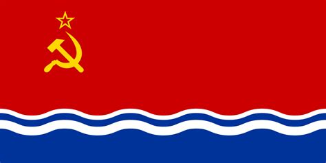 The flag of Soviet Latvia; by far the coolest SSR flag : r/vexillology