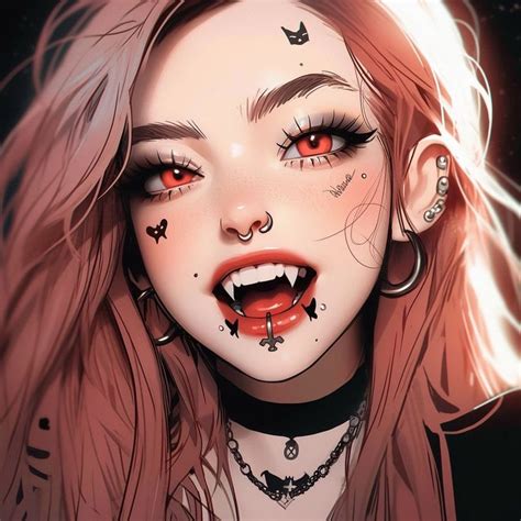 red hair egirl | Anime art beautiful, Cool anime backgrounds, Girly art