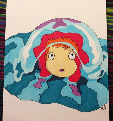 Ponyo, Ponyo, fishy in the sea. . . by Prynnie on DeviantArt