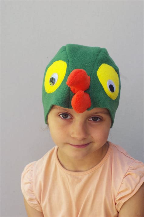Parrot Costume Hat, Bird Costume Hat, Toddler Pretend Play, Toddler
