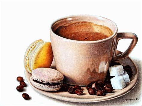 Pin by lana estep on Pencil, pen , ink , paint | Coffee cup art, Coffee ...