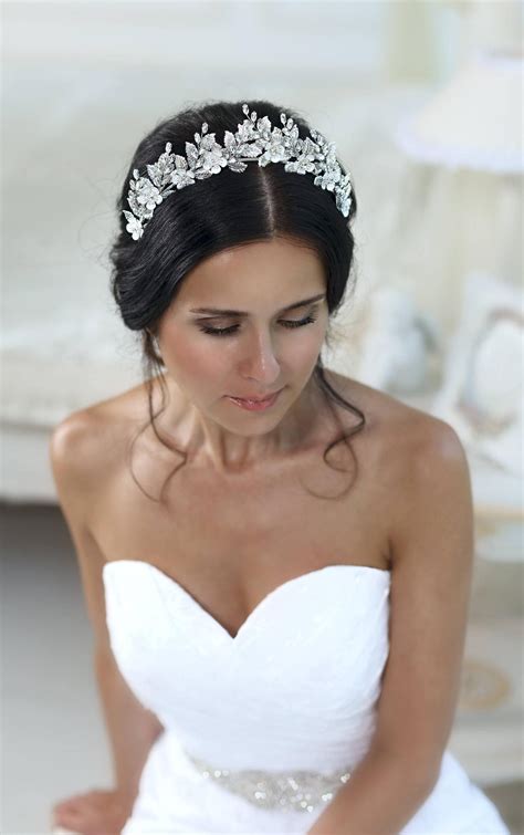 Tiara Veil Wedding Hairstyles