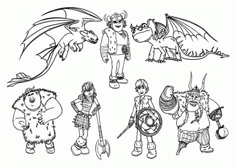 Como treinar seu dragão para colorir