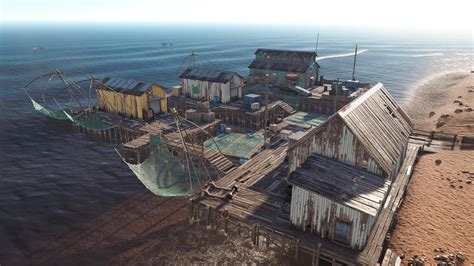 Рыбацкая деревня в Rust — Rust Craft