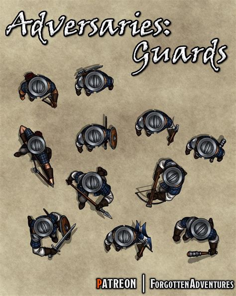 We have some Free Guard Tokens for you ^^ : r/Roll20