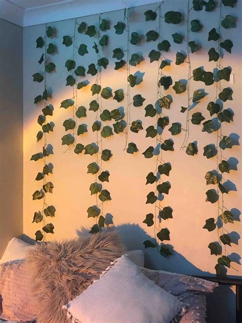 Украшаем комнату лианами | Cute diy room decor, Leaf decor, Diy room ...