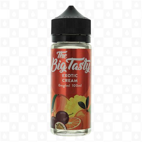 Exotic Cream by The Big Tasty E Liquid | 100ml Short Fill - RedJuice UK