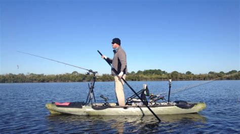 The new Jackson Kayak Big Rig has been rigged with Railblaza USA and now in action, polling ...