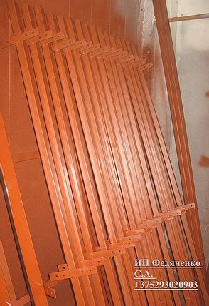 Столб из профильной трубы 60*40*1,5 мм 2.20 м покрытие грунт: от ...