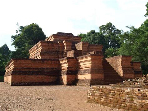 trend terbaru gambar sketsa candi muaro jambi tea