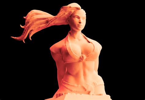 Archivo 3D Street Fighter Laura Matsuda 3D Print Statue STL Files