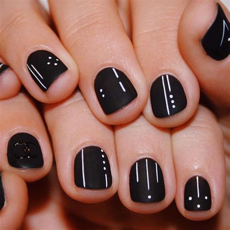 27 Dark, Short Nail Ideas for the Ultimate Moody Manicure