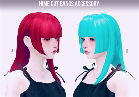 imadako: [Hime Cut bangs accessory... - Tea's Loves