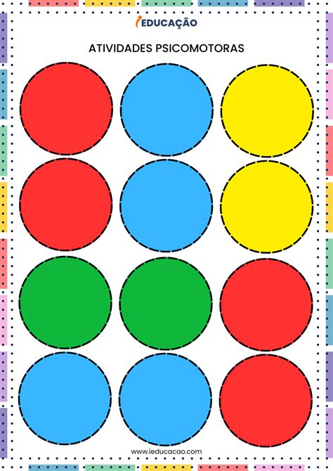 Atividades Psicomotoras Atividades De Psicomotricidade Para Imprimir - Atividades Psicomotoras Para Educação Infantil Com Ideias Incríveis