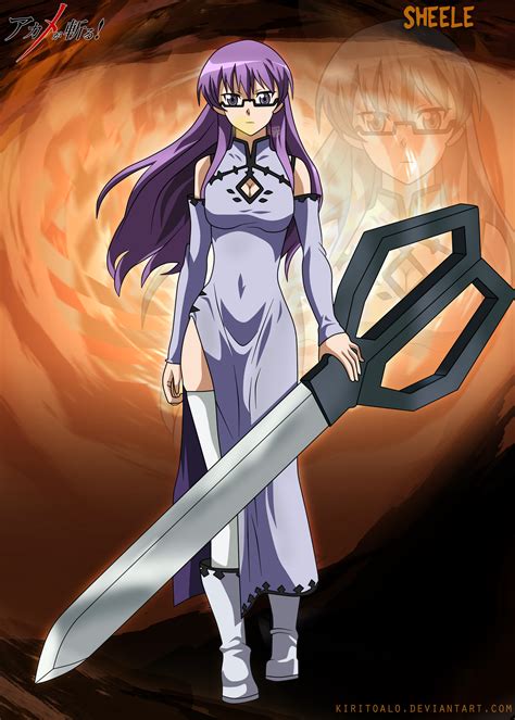 sheele akame ga kill  shizurou  deviantart