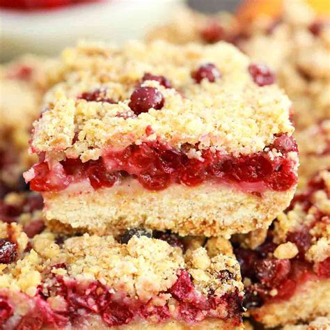 Cranberry Bars Recipe [Video] - Sweet and Savory Meals