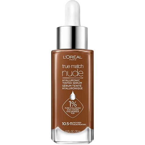 L’Oréal Paris True Match Nude Hyaluronic Tinted Serum, Rich Deep