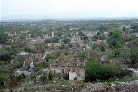 Фото Ruins Aghdam town of Azerbaijan Republic after occupation в городе ...