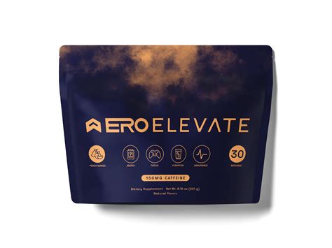 elevate peach mango clean energy focus supplement ero