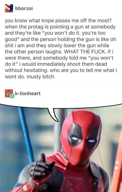 I will pull this trigger whether you think I can or not. : r/tumblr