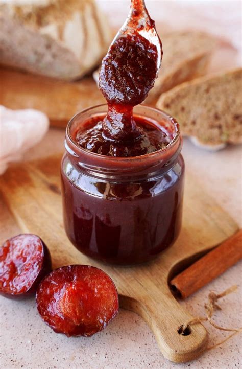 easy plum jam recipe elavegan