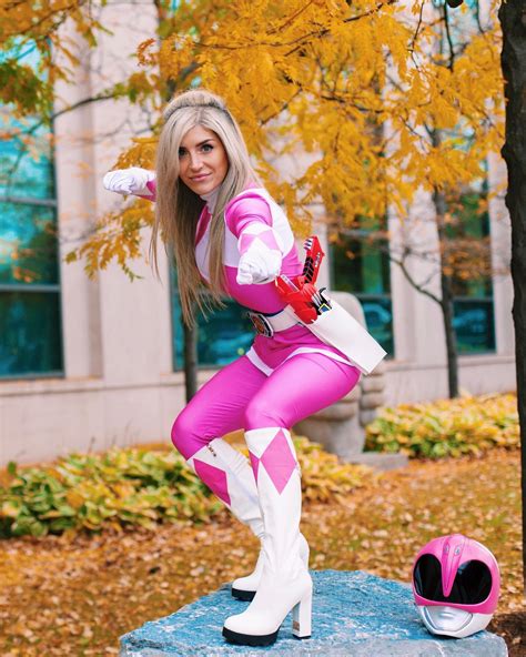 IG: @lisa.mancinerh My Pink Power Ranger cosplay enjoy! | Cosplay nude