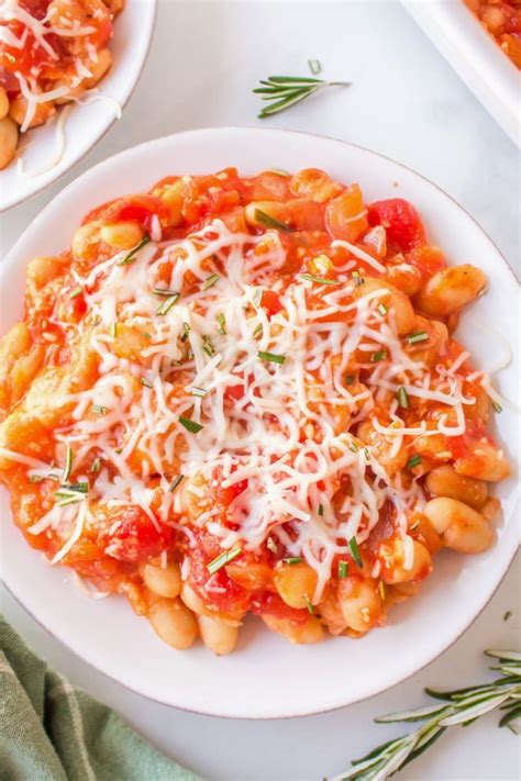 baked cannellini beans homemade cannellini bean dish cannelini beans