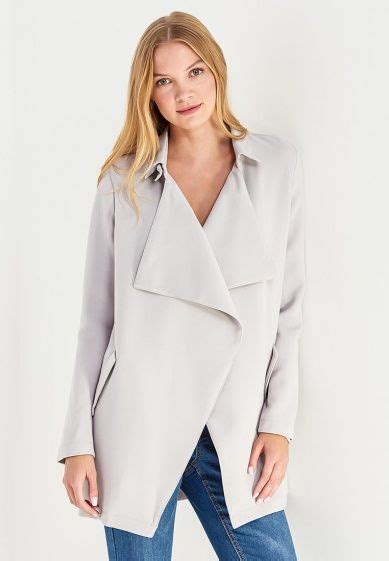 Пальто Lost Ink WATERFALL THROW ON JACKET, цвет: серый, LO019EWTND46 ...