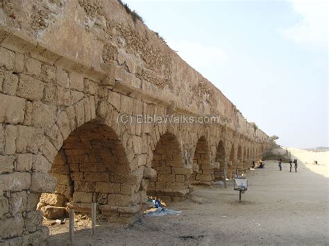 Caesarea Aqueduct - BibleWalks 500+ sites