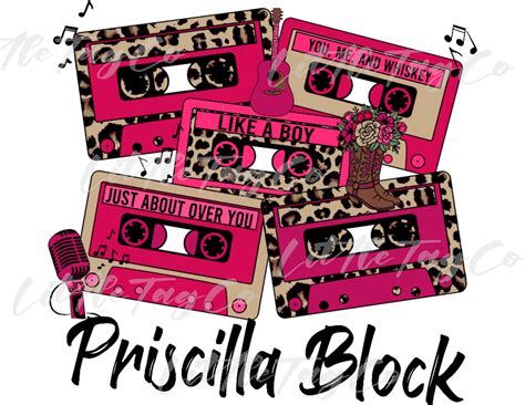 Country Tapes, Priscilla Block PNG - Etsy
