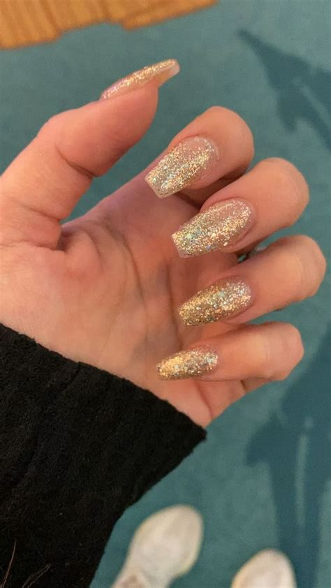 Pin by joann williams on Nail Works | Champagne nails, Gold acrylic ...