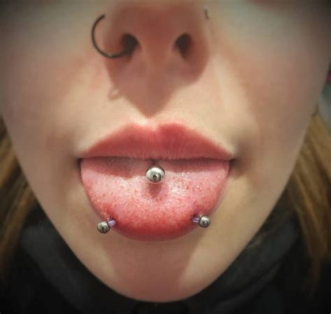 Snake Bite Tongue Piercing Rings - 53+ Koleksi Gambar