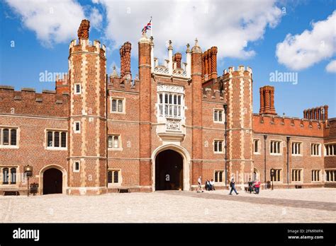 LONDON, UK - July 22, 2011. Hampton Court Palace, the historic palace ...