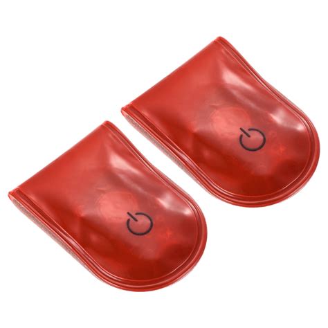 Uxcell LED Flashlight, 2 Pack Night Shift Flashlights Running Light Red