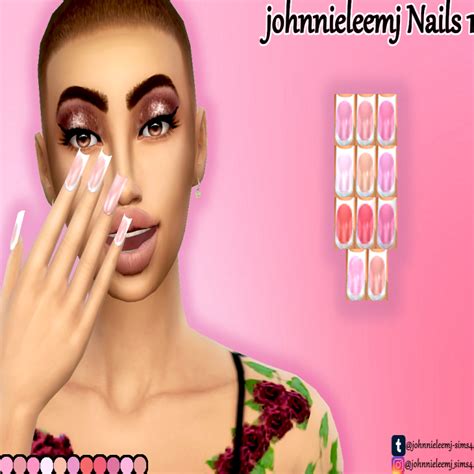 Download johnnieleemj Nails 1 - The Sims 4 Mods - CurseForge