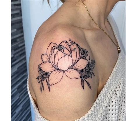 Black And White Lotus Flower Tattoo Designs | Best Flower Site