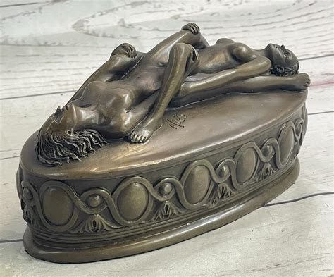 Amazon.com: EUROPEAN BRONZE Collectible Bronze Sculpture, Statue Erotic