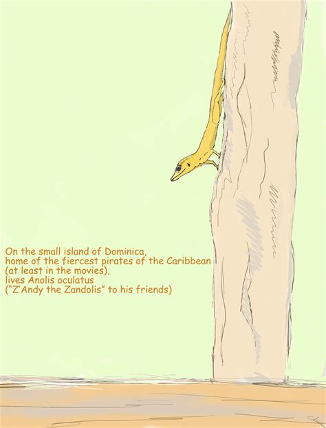 Invasive Lizard Meets Native Lizard: the Cartoon! – Anole Annals