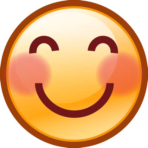 "blush (smiley)" Emoji - Download for free – Iconduck
