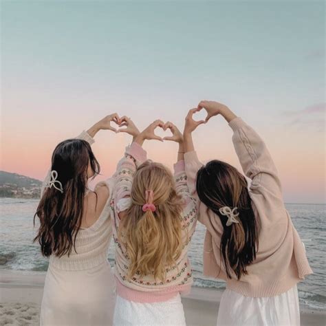 trio friendship fotoideas bff artofit