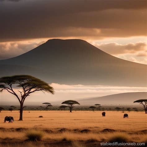 muted map of kenya with vibrant landscapes rolling hills Prompts ...