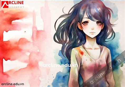 Kinh nghiệm học vẽ tranh màu nước anime cho người mới