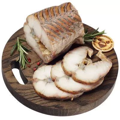 Севрюга горячего копчения кусок ~350г - купить в Москве по выгодной ...