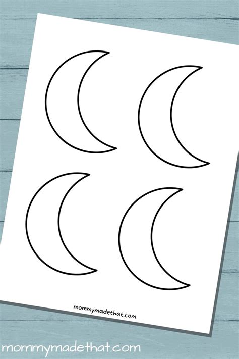Moon Templates (Lots of Free Printables!)