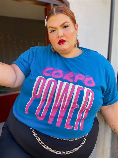 T-Shirt Thais Carla - Corpo Power Plus Size - Modaliss