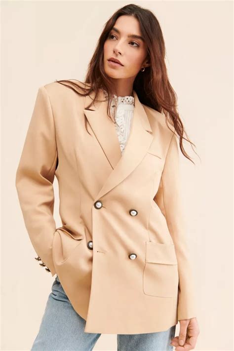 Sister Jane Harlow Double-Breasted Blazer | Urban Outfitters