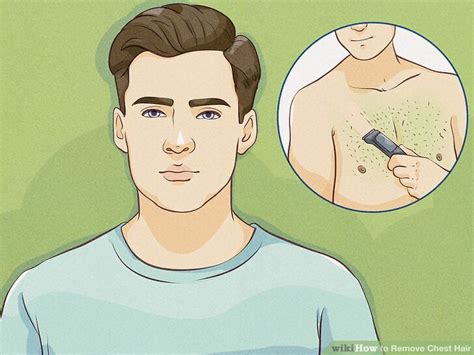how to remove chest hair