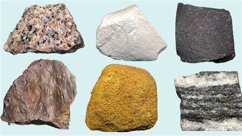 What are the most common types of rocks?